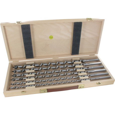 Jeu de forets hélicoïdaux D.10.12.14.16.18.20mm longueur utile 380mm 6 pans