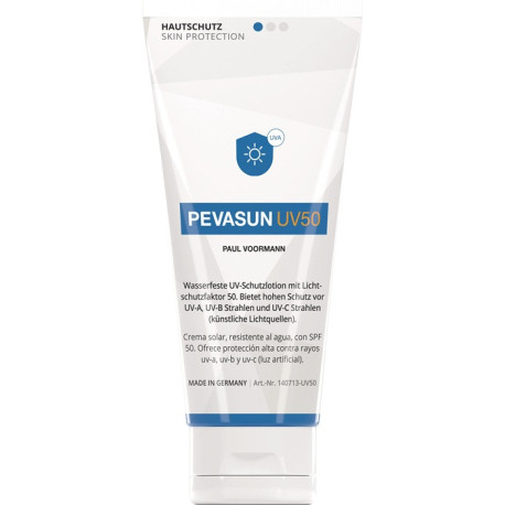 Protection cutanée Pevasun UV50 100ml PAUL VOORMANN