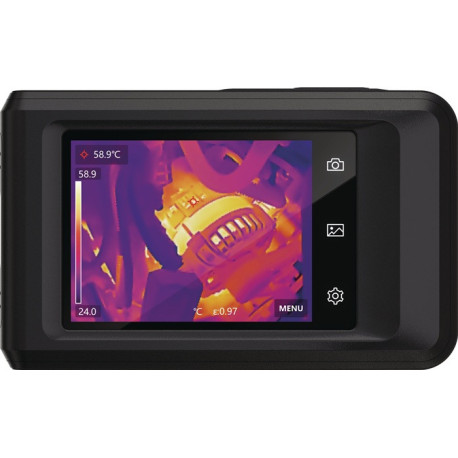 Caméra thermique TV 296 Écran couleur 3,5 pouces 256x192 pixels - 20 à +400 degrés C