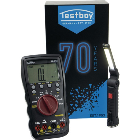 Multimètre TB 316 BLACK EDITION 600 mV-600 V AC.600 mV-600 V DC TRUE RMS TESTBOY