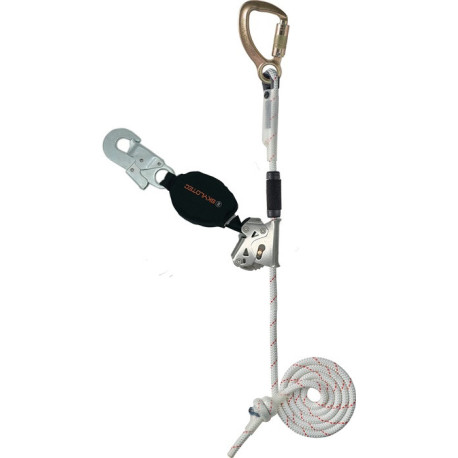 Antichute roulant EN353-2 L.10m corde D.11mm SKYLOTEC