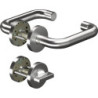 Poignée porte CORE+8100 8mm/6501/7122 WC AL Alu.U-forme Gauche/Droite D/D OGRO
