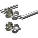 Poignée porte CORE+8906 8mm/6501/7122 WC AL Alu.rd.Gauche/Droite D/D OGRO