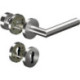 Poignée porte CORE+8906 8 mm/3020N/6501/6612 PZ AL Alu.rd.Gauche/Droite fl.D/K OGRO