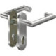 Poignée porte FS CORE+8907/7051K Alu.AL D/D TS 38-63mm PZ rd Gauche/Droite OGRO