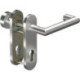 Poignée porte FS CORE+8907/3020/7051K Alu.AL D/K TS 38-63mm PZ rd Gauche/Droite OGRO