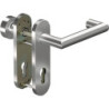 Poignée porte FS CORE+8907/3020/7051K Alu.AL D/K TS 38-63mm PZ rd Gauche/Droite OGRO