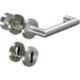 Poignée porte FS CORE+8907/3020/6501/6612 Alu.AL D/K TS 38-63mm PZ rd.Gauche/Droite OGRO