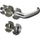Poignée porte CORE+8999 8 mm/3020N/6501/6612 PZ AL Alu.U-forme Gauche/Droite fl.D/K OGRO