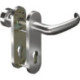 Poignée porte FS CORE+8999/3020/7051K Alu.AL D/K TS 38-63mm PZ rd Gauche/Droite OGRO