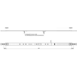 Têtière en U Multisafe 855R U-St.24mm L.648mm Surface galvanisée/Fuhr argent STA FUHR