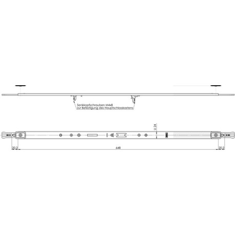 Têtière en U Multisafe 855R U-St.24mm L.648mm Surface galvanisée/Fuhr argent STA FUHR