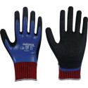 Gants Solidstar Nitrile Grip Complete 1462 taille 9 bleu EN420+EN388 PSA II (Par 12)