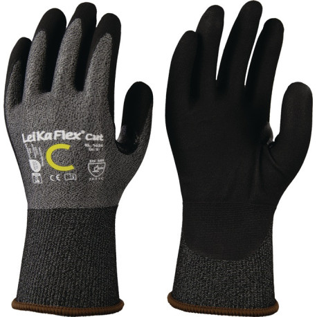 Gants de protection contre les coupures LeiKaFlex® CUT RL 1636 taille 9 gris/noir EN 388 PSA II (Par 12)