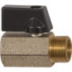 Mini robinet à tournant sphérique VALVE LINE 6mm 1/4 IT/AG DN 8mm RIEGLER (Par 10)