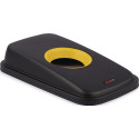 Couvercle PP-CP-70 jaune B290 pour collecteur de recyclage 55/70l pour insert de bouteille ROTHO