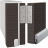 Joint de porte Ex L-15 FS C-0 1-s.L.1055mm B.17,2mm alu.argent anod.H/M/Ku.-porte L/R