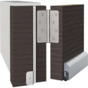 Joint de porte Ex L-15 FS C-0 1-s.L.930mm B.17,2mm alu.argent anod.H/M/Ku.-porte L/R
