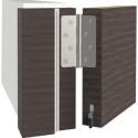 Joint de porte Schall-Ex L-8/30 WS 1-s.L.833mm B.8mm aluminium argent argent HLT L/R