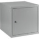 Armoire vestiaire gris clair/gris clair H450xL450xP450mm 1 département.
