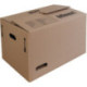 Carton de déménagement carton ondulé L440xL340xH474mm double paroi marron (Par 10)