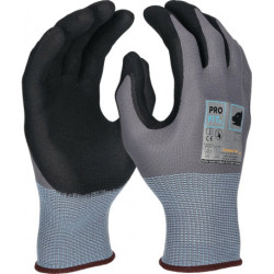Gant EXTRA taille 10 gris/noir EN 388/EN 407 PSA II PRO FIT (Par 12)