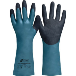Gants chimiques Green Barrier Grip taille 10 vert/noir EN 388.EN 374 (Par 12)