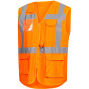 Gilet haute visibilité 7118 taille 2XL orange fluo EN ISO 13688/EN ISO 20471/EN 1149 NITRAS