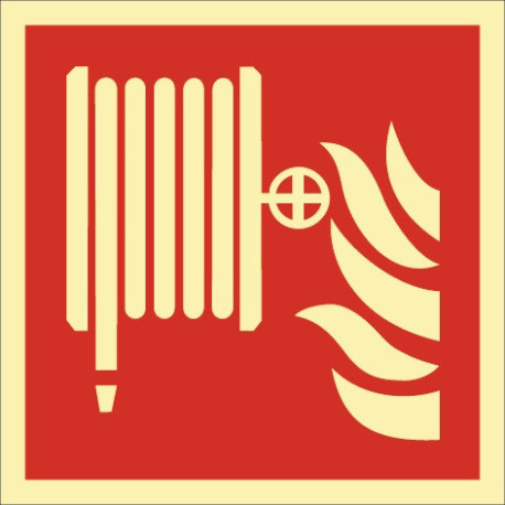 Symbole de protection incendie ASR A1.3/DIN EN ISO 7010/DIN 67510 L148xL148mm hydraulique mural LS (Par 10)