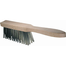 Brosse à main en fil d'acier L.310mm en fonte d'acier 4 rangs OSBORN