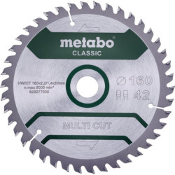 Lame de scie circulaire multi coupe classique D254x2,6/1,8xalésage 30mm Z.60 FZ/TZ 5Gr.neg