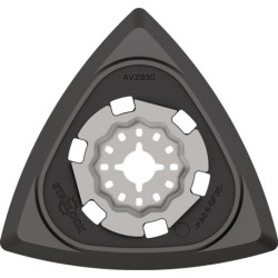 Plateau de ponçage triangulaire Starlock taille d'angle 93mm velcro METABO