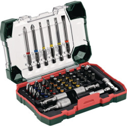 Jeu d'outils 43 pièces embouts/écrous/porte-embouts METABO
