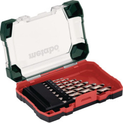 Jeu de forets DIN 338 HSS-G D.2-8 HSS Cassette plastique 8 pièces METABO