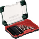 Jeu de forets DIN 338 HSS-G D.2-8 HSS Cassette plastique 8 pièces METABO