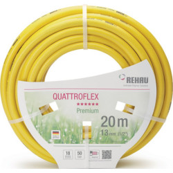 Tuyau d'eau Quattroflex L.25m ID 13mm AD 18mm REHAU (Par 25)