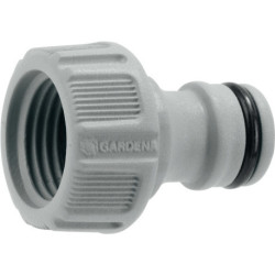Raccord de robinet en plastique pour robinet d'eau G 1/2" G 3/8" GARDENA (Par 20)