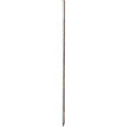 Cordon fer L.1000mm D.20mm rond acier avec chanfrein et pointe carrée (par 10)