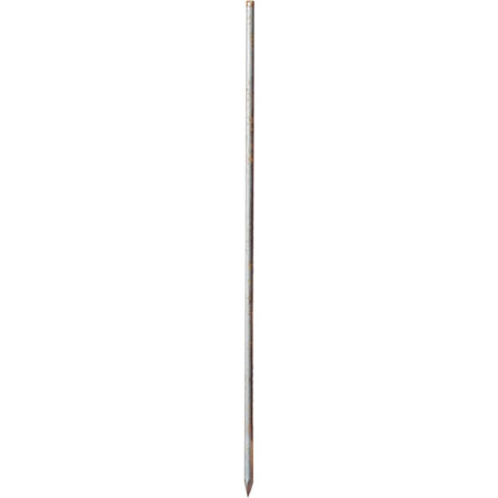 Cordon fer L.1000mm D.16mm rond acier incl. chanfrein et pointe carrée (par 10)