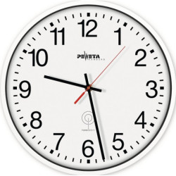 Horloge radio-réveil murale Ku.blanc D.300mm 1,5V chiffres