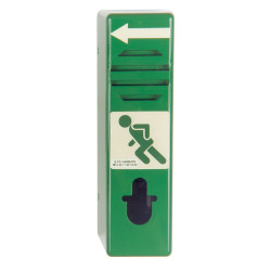 Protection de porte pivotante 920 000 préparée pour HZ base laquée verte GFS