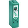 Protection de porte EH 990 000 PHZ avec 3 clés base laquée verte GFS