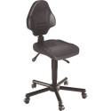 Chaise de travail pivotante W13 Rl. Mousse polyuréthane noir