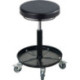 Tabouret de montage avec assise en mousse Rl.PU noire H.420-545mm MEY