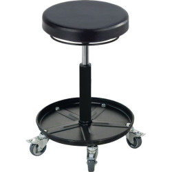 Tabouret de montage avec assise en mousse Rl.PU noire H.420-545mm MEY