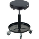Tabouret de montage avec assise en mousse Rl.PU noire H.420-545mm MEY