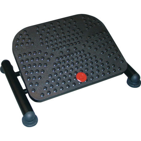 Repose-pieds Basic noir L500xP360xH320mm Réglage en hauteur 110-320mm