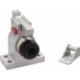 Butée de porte 001/588/1 aluminium argent émaillé fixation au sol SCHNEGEL