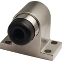 Butée de porte 001/589/1 H.75mm aluminium argent thermolaqué fixation sur cheville SCHNEGEL
