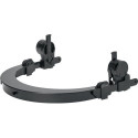 Support de casque en plastique GFKHH100 avec fiches pour Euroslot PC EN 166 UHLEN